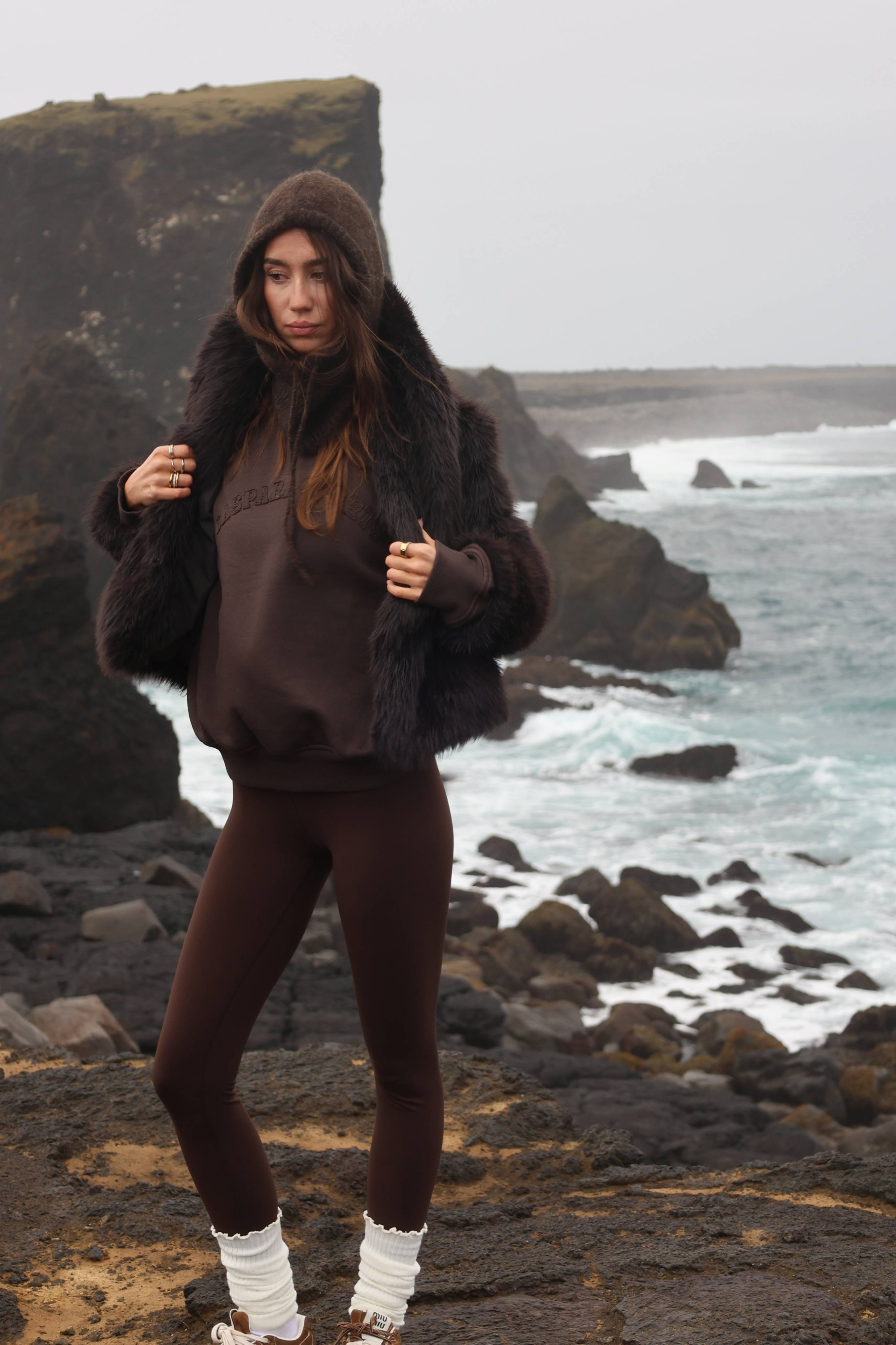 W. CS Crewneck - Espresso